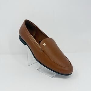 Liz Claiborne Zaria Women’s 8W Cognac Brown Memory Foam Loafers New in Box